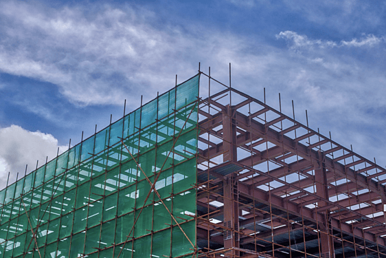 Architectural Kalzip standing seam roofing for IICC New Delhi: Specialized large-span aluminum building envelope by Rishonn & Reyansh for India's premier convention landmark.